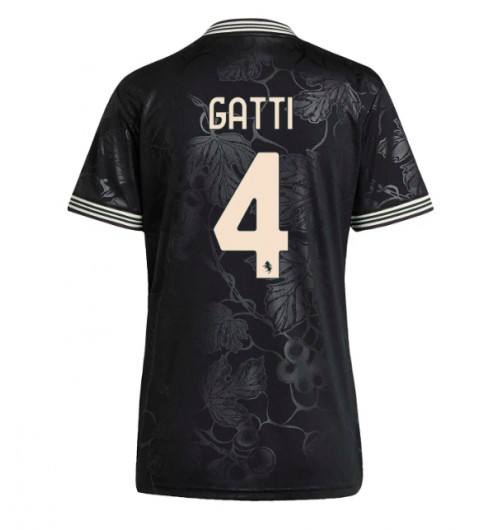 Juventus Federico Gatti #4 Alternativní Dres pro Dámské 2025-26 Krátký Rukáv Juventus Federico Gatti #4 Alternativní Dres pro Dámské 2025-26 Krátký Rukáv